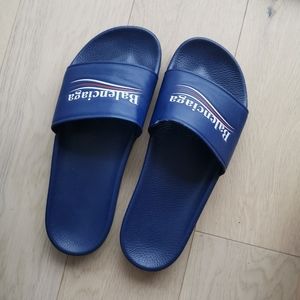 Balenciaga logo slipper men sz 44